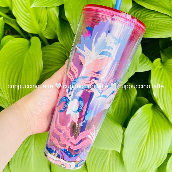 💐LAST ONE💕Starbucks 2023 Tropic Floral See through Venti Cold Cup Tumbler - Picture 3 of 14